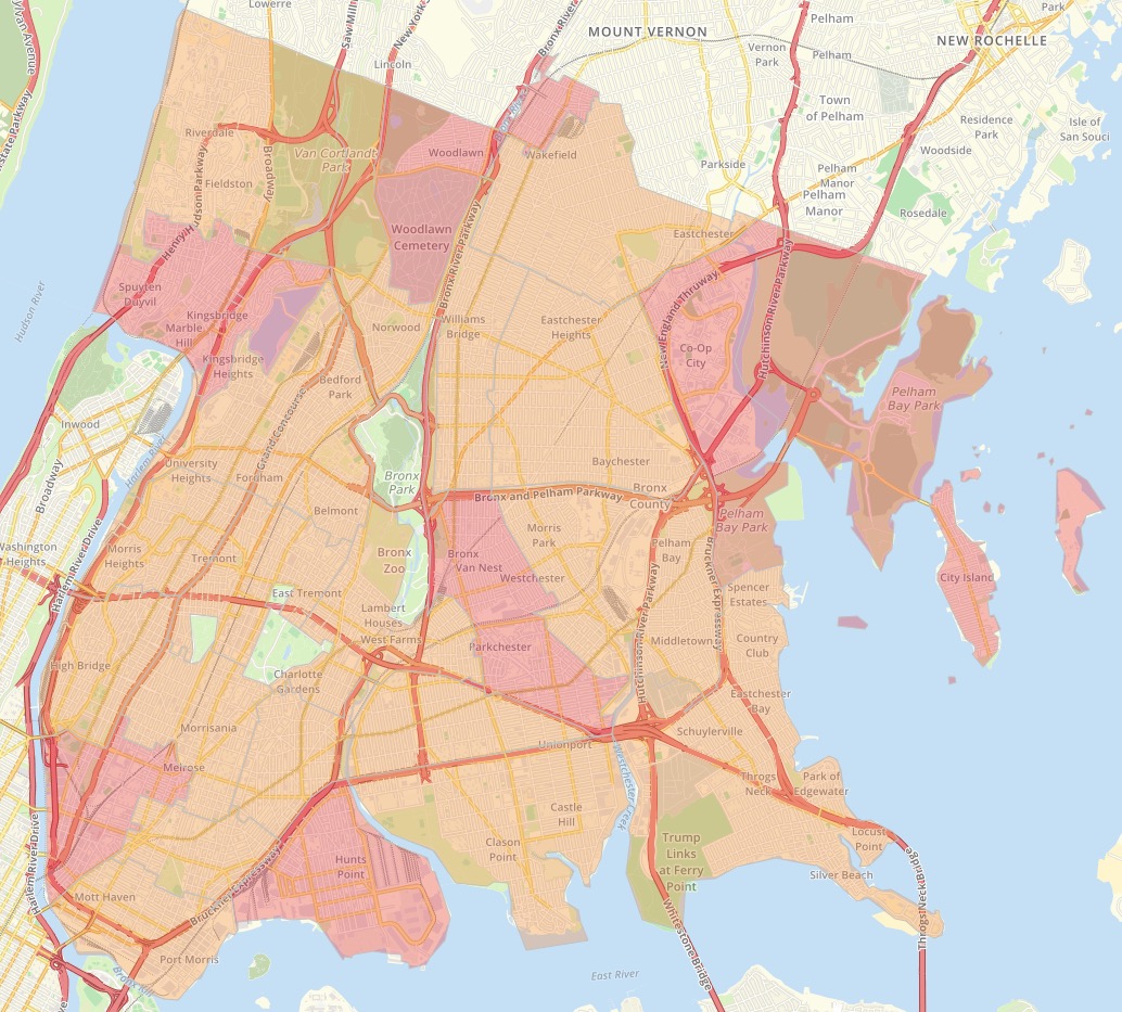The Bronx Progress Map