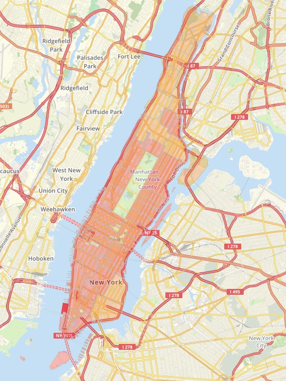 Manhattan Progress Map