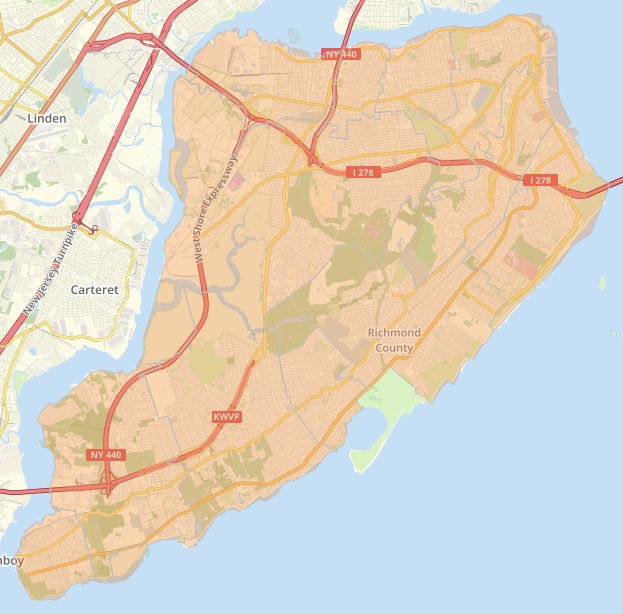 Staten Island Progress Map